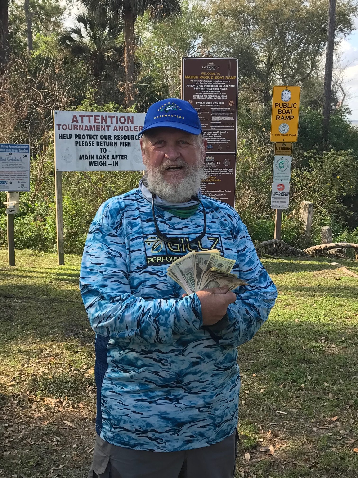 Don Streeter - 1st Place Angler - Lake Yale - Feb 2020