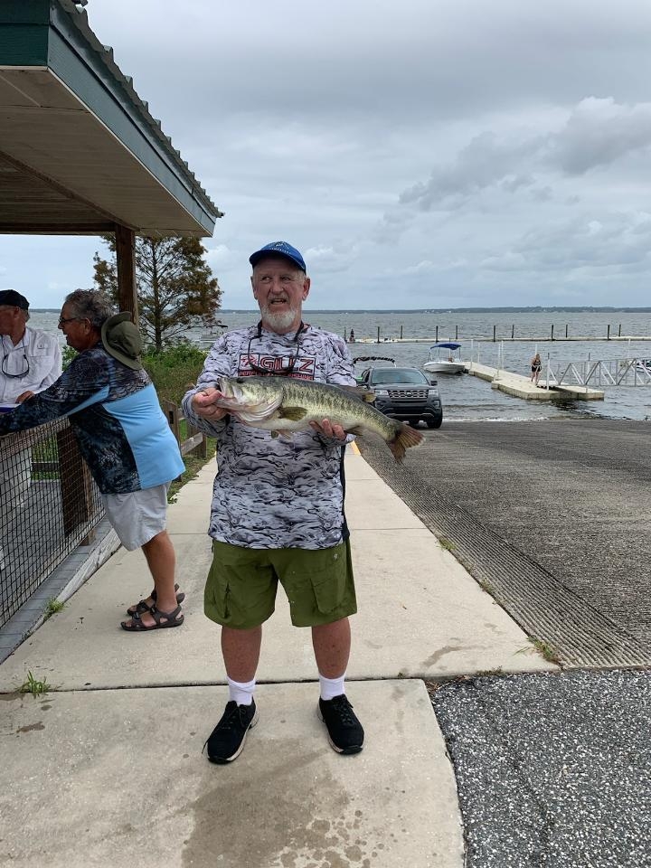 Don Streeter - 1st Place Angler and Big Fish Winner - Lake Weir - October 2020
