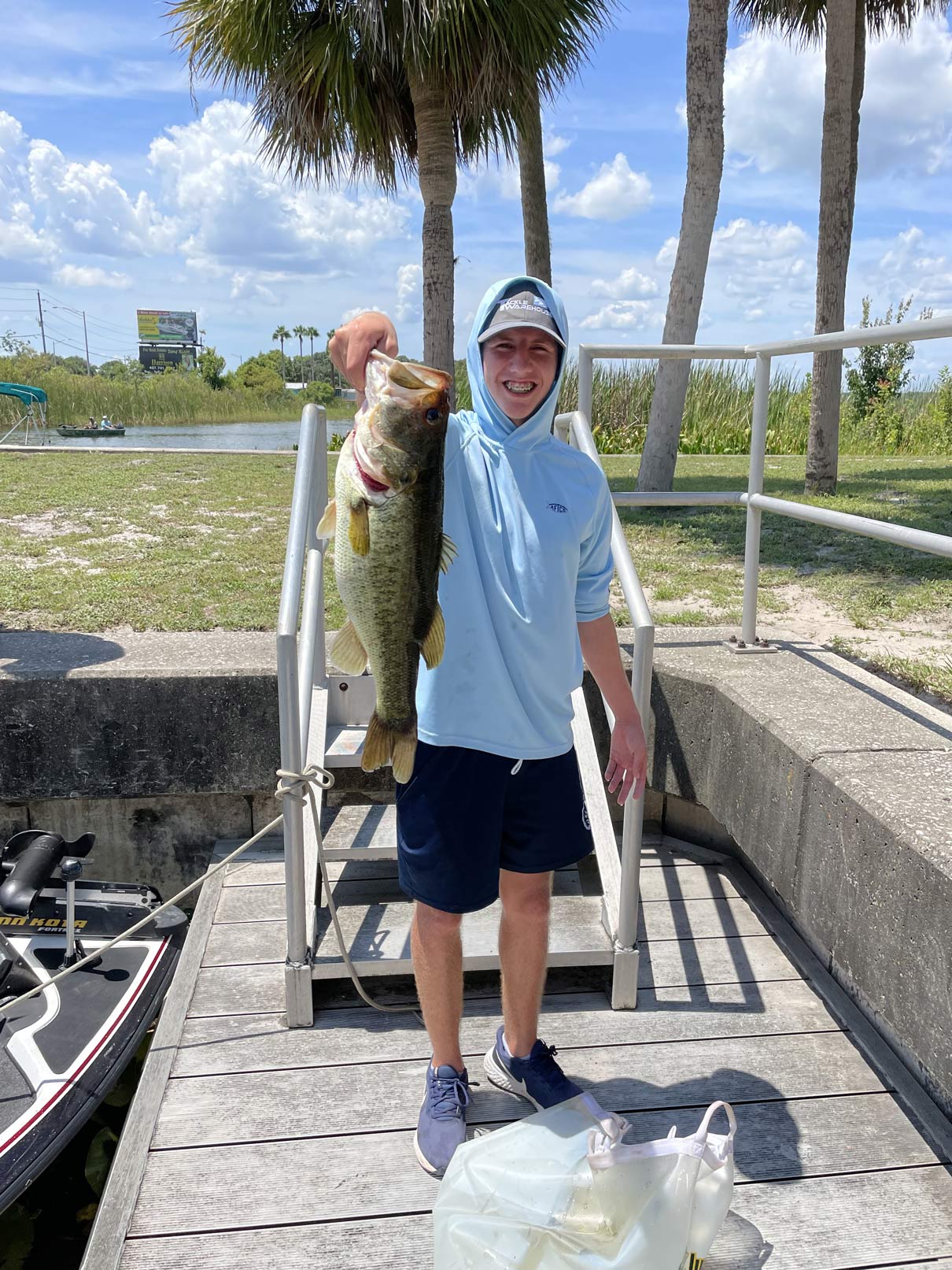 Colby McClure - 1st Place Co-Angler - Harris Chain - August 2021