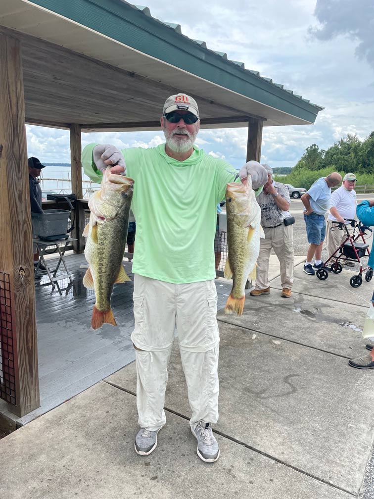 Brian Falls - 1st Place Co-Angler - Lake Griffin - October 2021